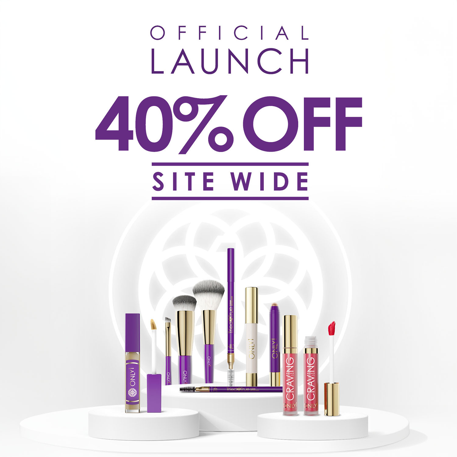Only1 Official launch 40% off site wide