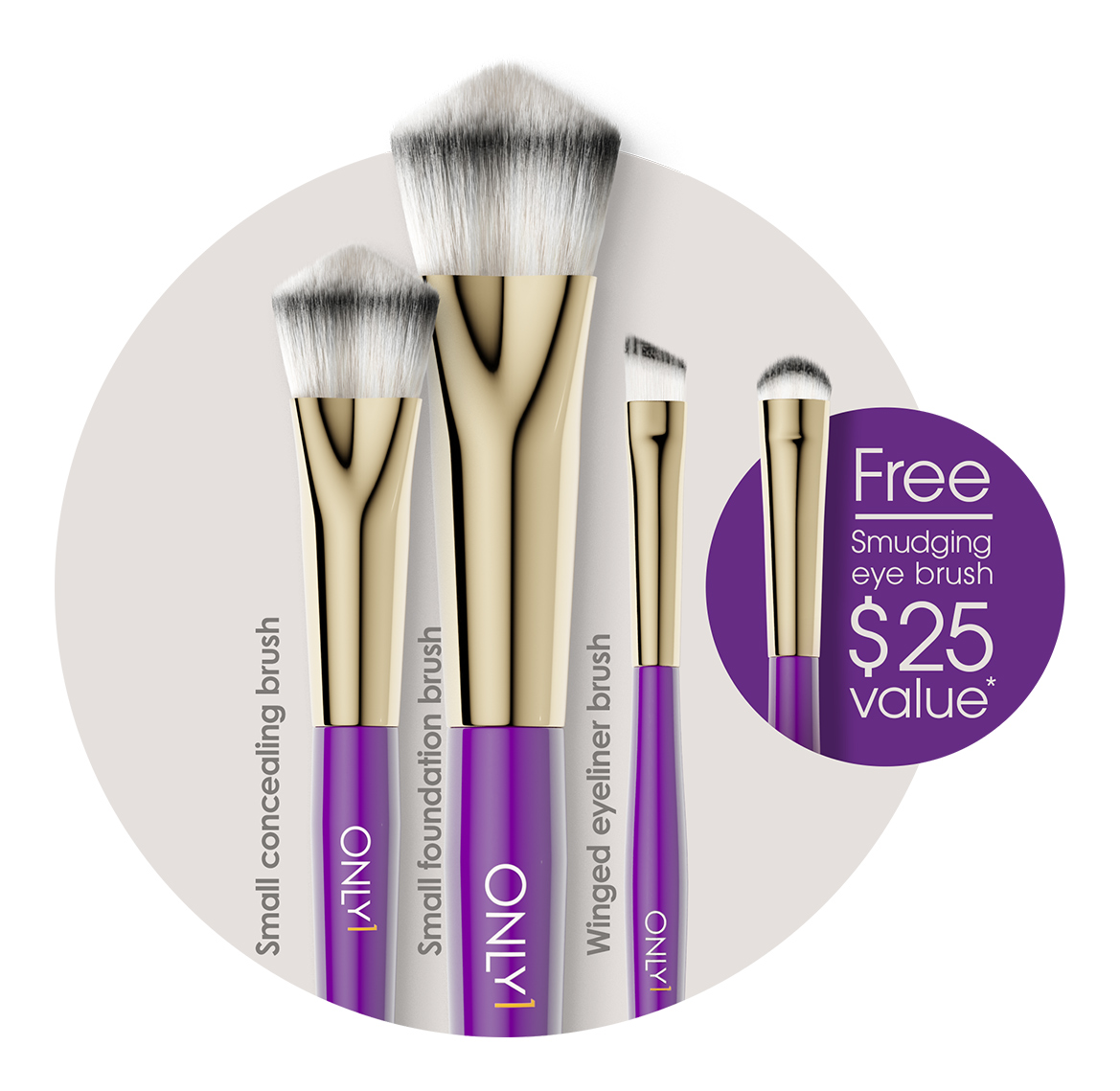 Flawless Brush Set with Free Smudging Brush